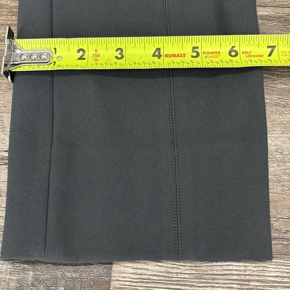 Vince Ponte Front Seam Pants Sz S Stitch Front Seam Ponte Legging Dark Grey - Picture 10 of 13